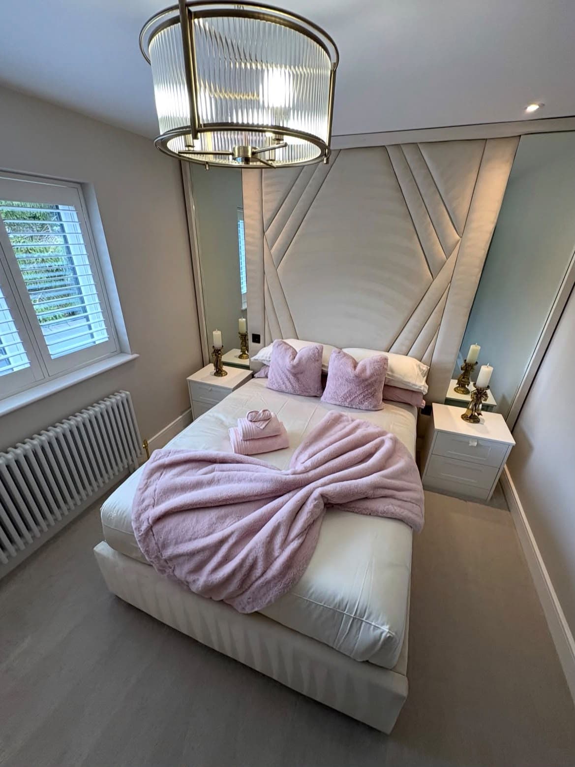 A bedroom styled and cleaned by Capital Cleaning Company