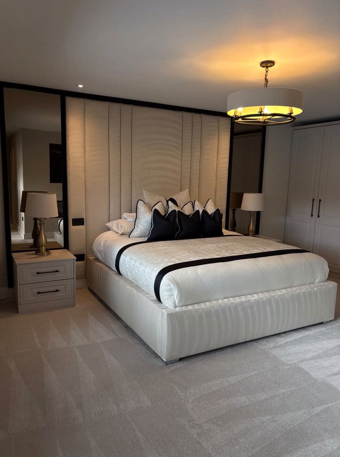 A bedroom cleaned to a spotless finish